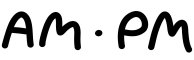 Логотип бренда AM.PM