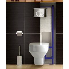 Установка подвесного унитаза Cersanit