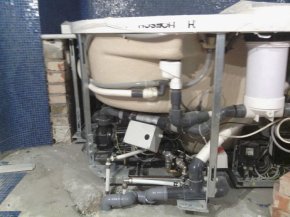 Замена компрессора гидромассажной ванны